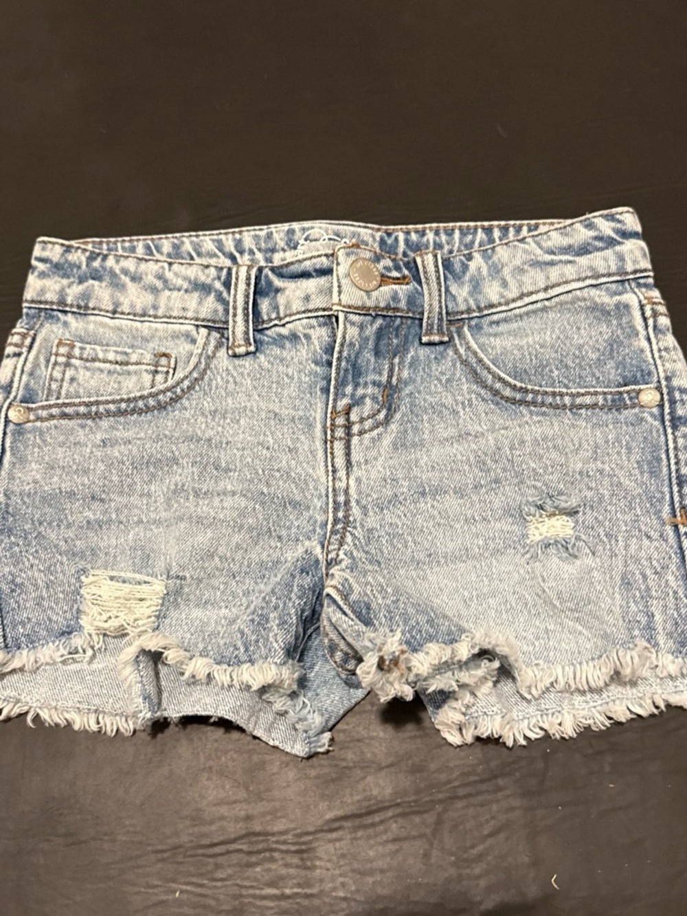 art class Light Blue Distressed Denim Shorts